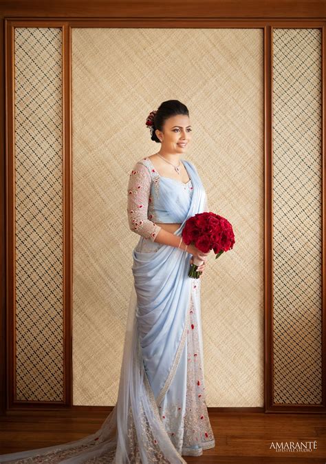 Vip Wedding In Sri Lanka Christian Bridal Saree Bridesmaid Saree