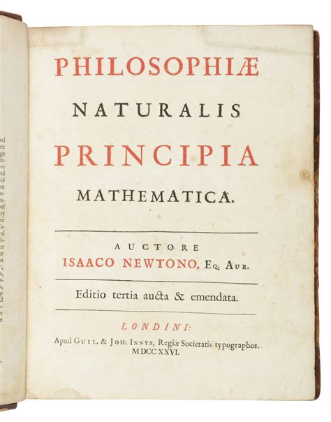 Newton Isaac Newton Isaac The Third Edition Of Newtons Principia The Last Published In