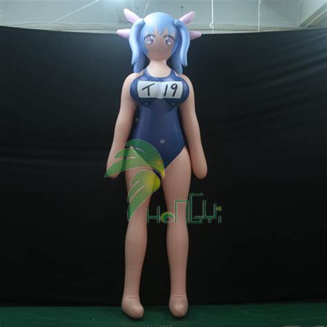 Hongyi Sph Inflatable Anime Doll Manga Inflatable Swimsuit Girls Animation Cartoon Air Figure