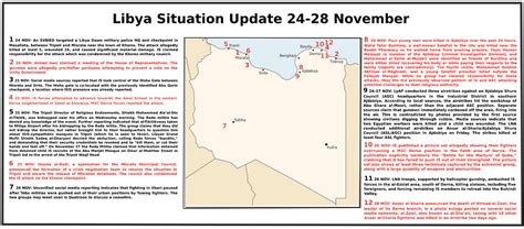 Libya Situation Update 2428 November By Libyasecuritymonitor