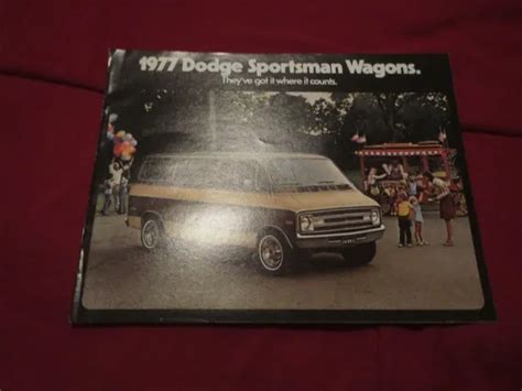 1977 Dodge Sportsman Wagons Original Dealer Sales Brochure 946 Picclick