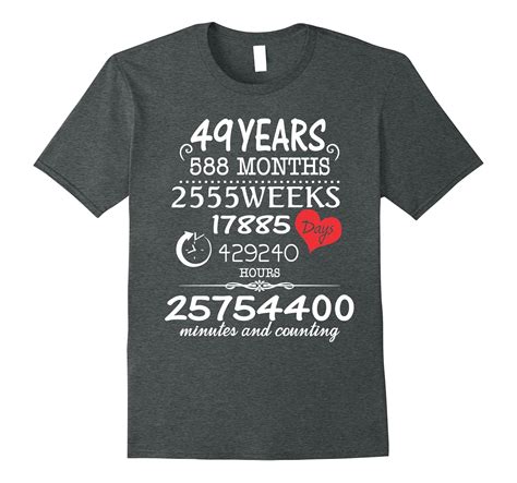 49th Wedding Anniversary T Shirt 49 Years Vintage T Bn Banazatee