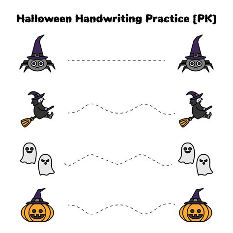 15 Best Worksheets Halloween Handwriting Printables  printablee.com