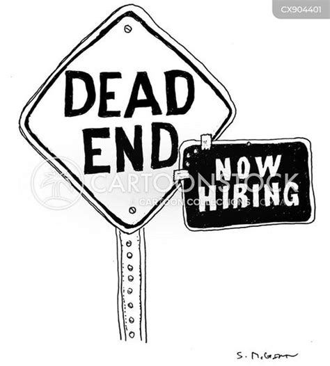 Dead End Sign Cartoons And Comics Funny Pictures From Cartoonstock
