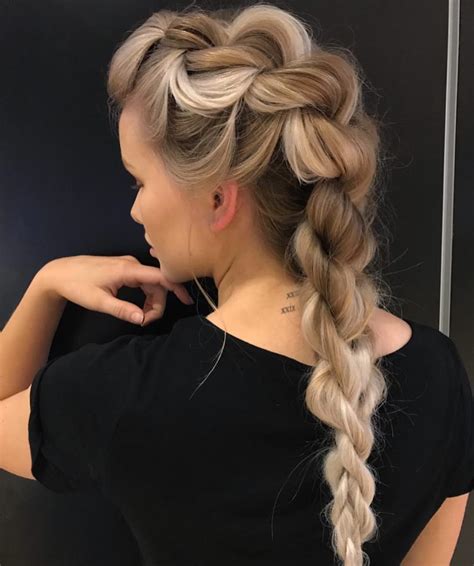 Taking my long hair out of a braid, brushing it and putting it in a pony tail. 10 Braided Hairstyles for Long Hair - Weddings, Festivals ...
