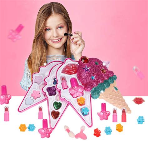 Pretend Play Toys Makeup Game Children Make Toy Set Game Princess