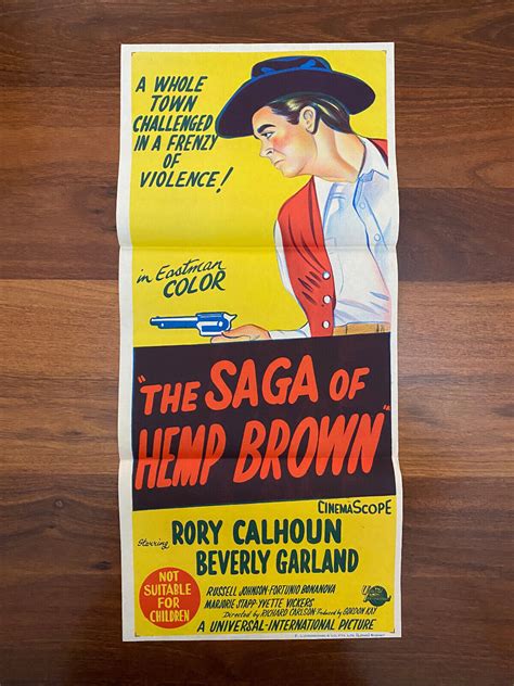The Saga of Hemp Brown Australian Daybill Movie poster – Northam Secondhand