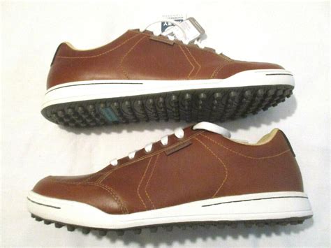 Ashworth Mens Cardiff ADC Golf Shoes Brown, Size