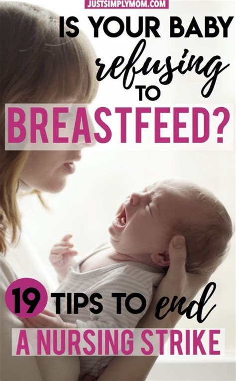 If Your Baby Is Refusing To Breastfeed He Is Probably On A Nursing