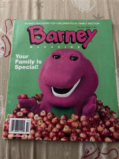 Barney Magazine Fall 1994 Issue 2 Rare 1957819897