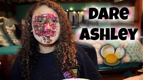 dare ashley cake to the face youtube