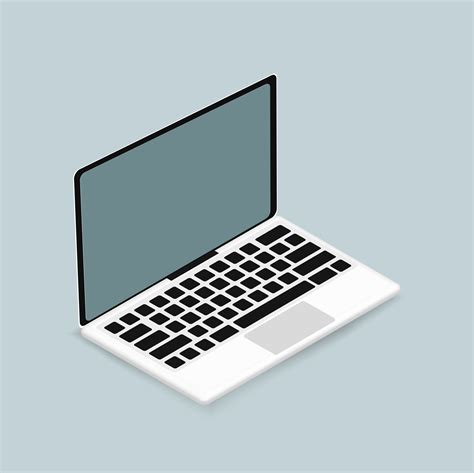 Vector Icon Of Computer Laptop Icon Download Free Vectors Clipart