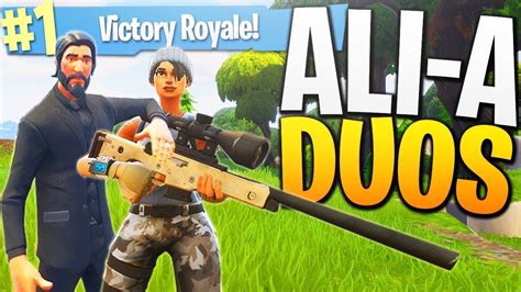 Duos With Ali A Fortnite Battle Royale Youtube
