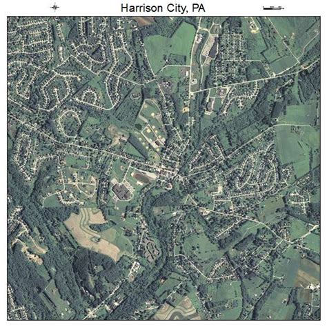 Aerial Photography Map Of Harrison City Pa Pennsylvania