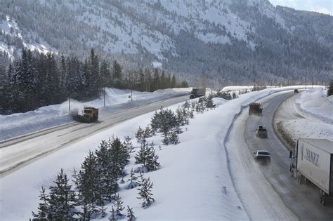 Winter road conditions challenging drivers in Southern Interior - InfoNews