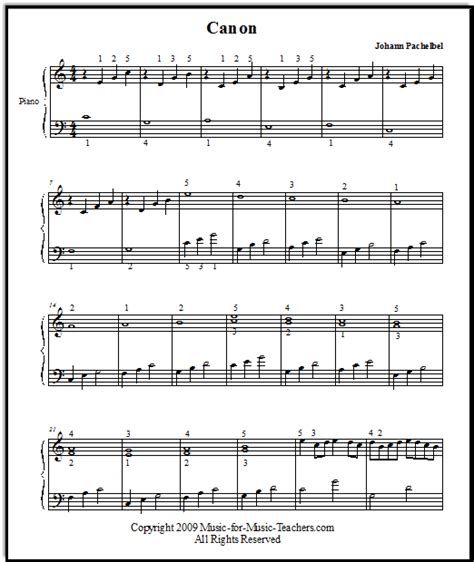 There is a separate 4th voice which is played by the violoncello: The Pachelbel Canon: Free Printable Piano Music