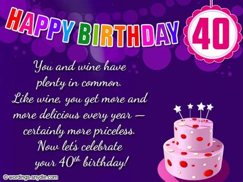 On your birthday you want to be in a good mood. Sister 40th birthday quotes
