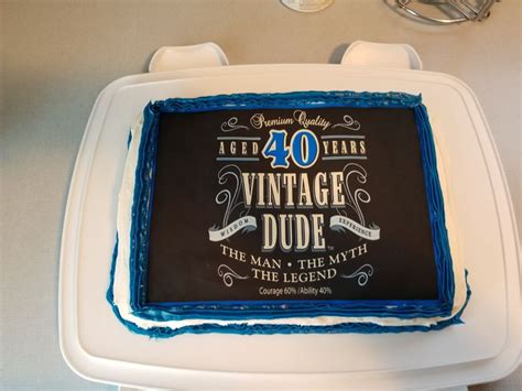 We did not find results for: I made this cake for my husband's 40th birthday. The top ...