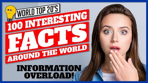 100 Interesting Facts Around The World Youtube