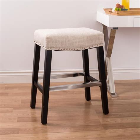 Bar stool & counter stools. Bradford Eric Linen Studded Counter Stool 26" To Seat ...
