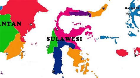 Peta Indonesia Nama Pulau Youtube