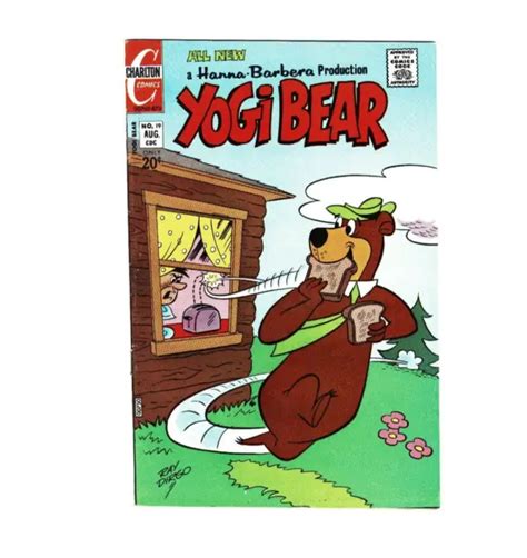 charlton comics hanna barbera yogi bear 19 comic book aug 1973 9 05 picclick