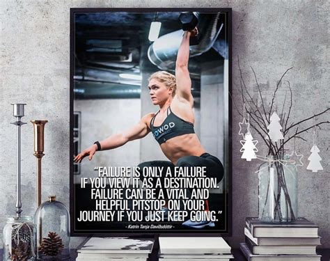 Female Crossfit Motivation Quotes Poster Quote Motivational Etsy