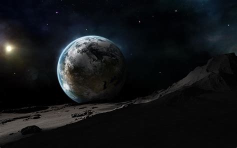 Sci Fi Planetscape Hd Wallpaper