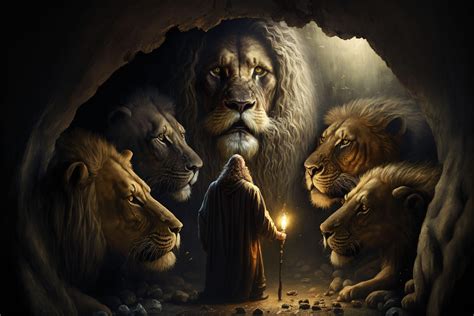 Daniel In The Lions Den Canvas Framed Metal Or Acrylic Free Shipping Free X Canvas With Any
