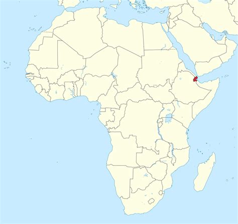 Through close contacts with the arabian peninsula for more than a thousand years, the somali and afar tribes in this region became among the first on the african continent to accept islam. File:Djibouti in Africa (-mini map -rivers).svg ...