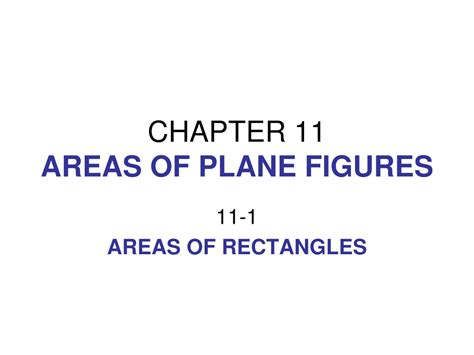 Ppt Chapter 11 Areas Of Plane Figures Powerpoint Presentation Free