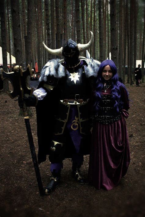 Chaos Warrior And Mage Larp Costumes Medieval Costume Live Action