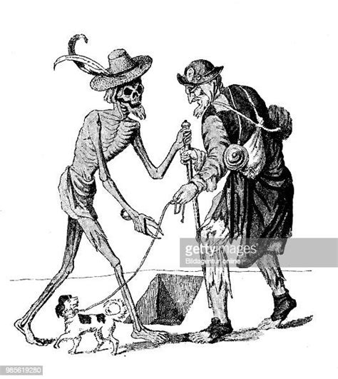 The Dead And The Beggar From The Dance Of Death Also Called Danse News Photo Getty Images