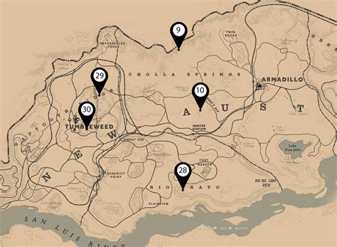 Red Dead Redemption 2 All Dinosaur Bones Locations