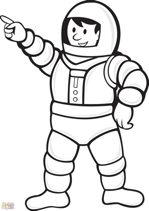 Spaceman Coloring Pages at GetDrawings | Free download
