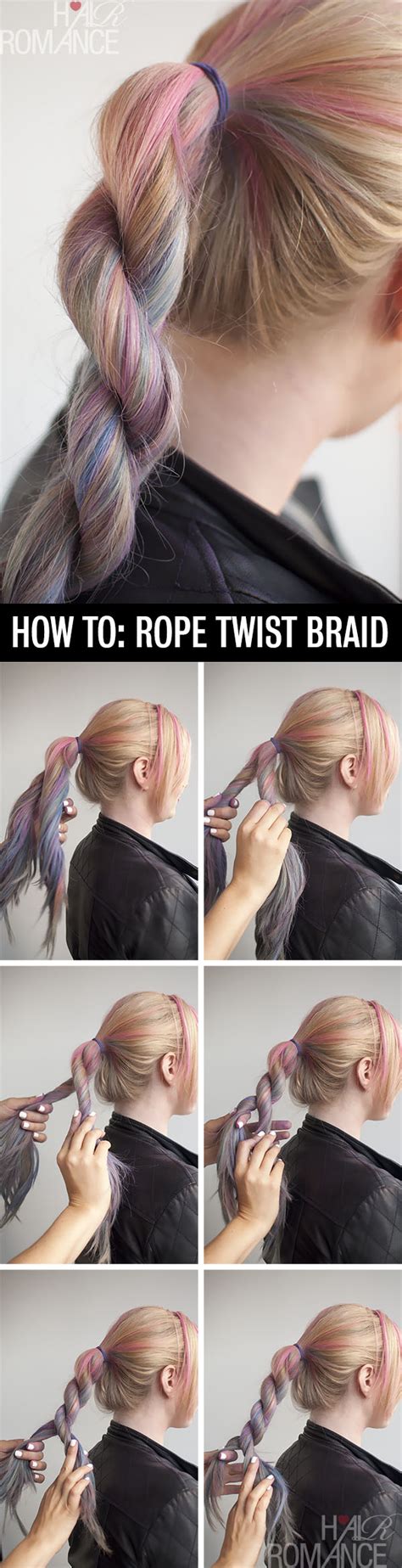 While both types of hair are perfectly acceptable, it's important to note that you should never heat style synthetic hair. Hairstyle tutorial - how to do a rope twist braid - Hair ...