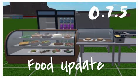 New Food Update On Bloxburg Youtube