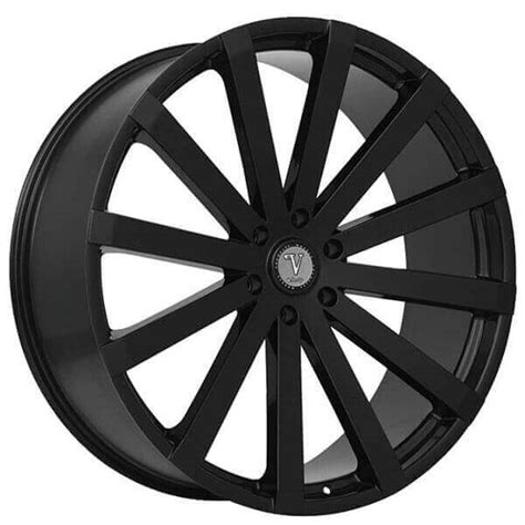 22 Velocity Wheels Vw12 Black Rims Vc004 3
