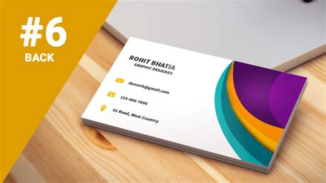 Create business card online that make an impression. #6 Business Card design download - Dezcorb