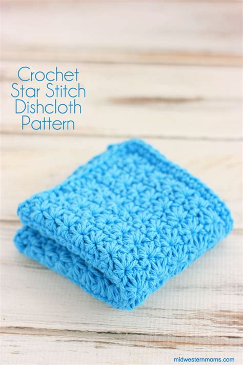 Crochet star stitch pattern, refer above written crochet pattern (star bottom) for the details. How To Crochet A Star Stitch Crochet Dishcloth ...