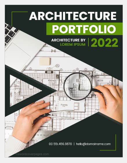 Check spelling or type a new query. Architecture Portfolio Cover Page Templates Word (.doc ...