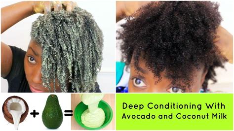 Here are my top 6 homemade deep conditioners. Deep Conditioning Natural Hair 4c Avocado and Coconut Milk ...