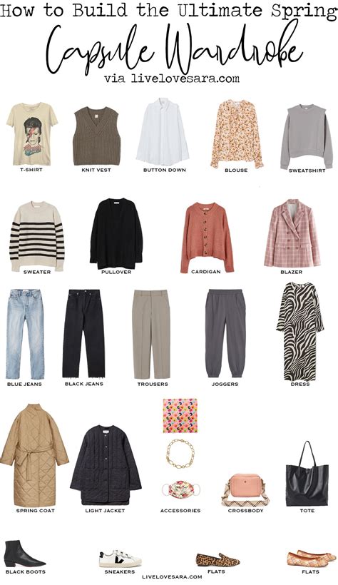 The Ultimate Spring Capsule Wardrobe - livelovesara