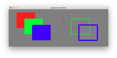 Drawing Graphics Primitives — Pygame Tutorial 2019 Documentation