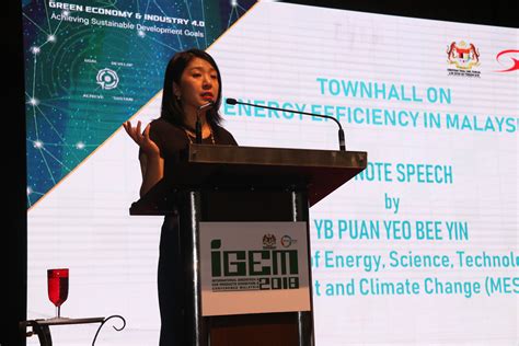 Asia's changemakers | minister yeo bee yin ep.2 yb yeo bee yin's press conference during igem 2018 yb yeo bee yin in cepsi 2018 (minister of mestecc) Energy Commission - Gallery - Photo Gallery 2018