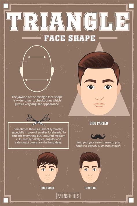 14 Fantastic Hairstyles Men Triangle Face Shape