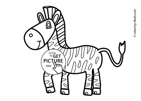 Download Easy Zebra Drawing at GetDrawings | Free download