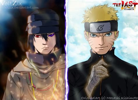 Naruto The Last Naruto Uzumaki And Sasuke Uchiha By Voltzix On Deviantart