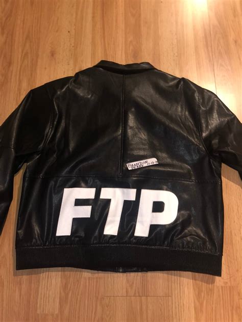 Fuck The Population Ftp Leather Jacket Grailed