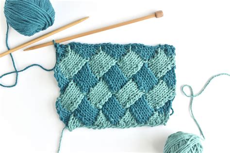 How to Do Entrelac Knitting